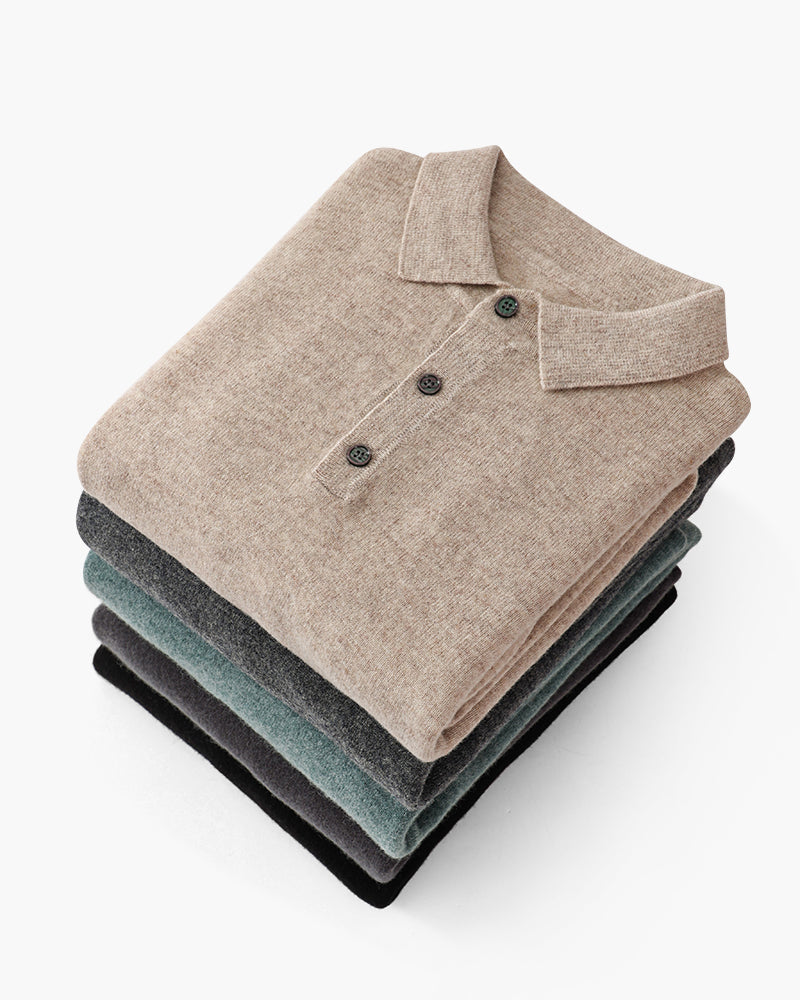 THE ALFRED LONG SLEEVE POLO