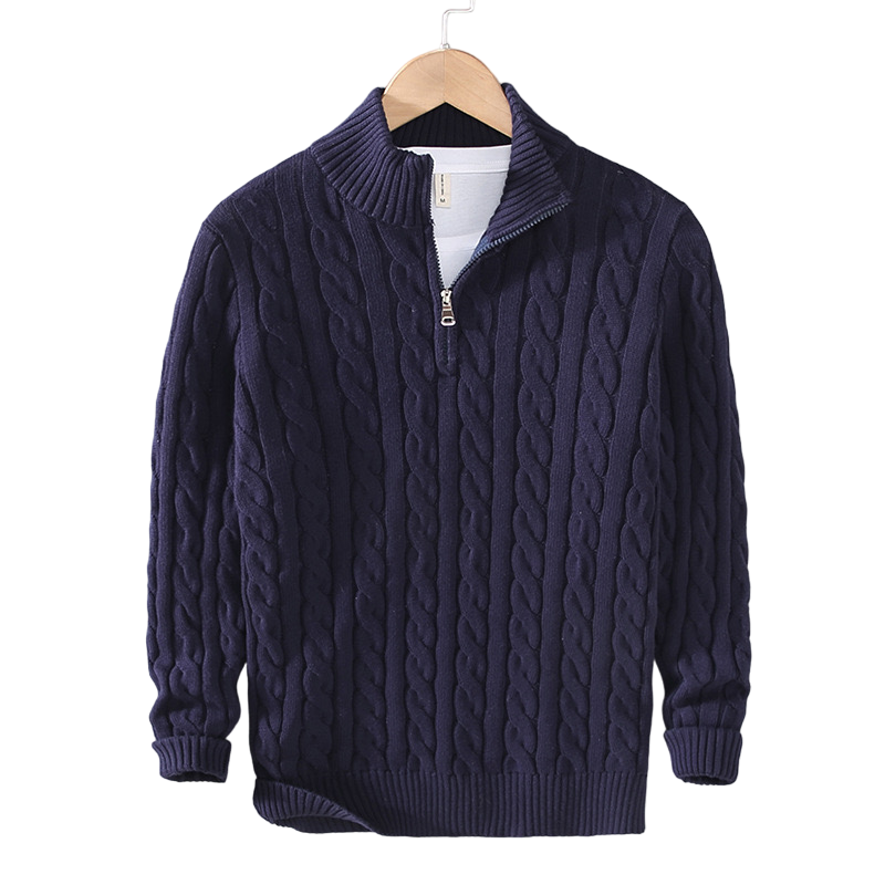 THE JAKE HALF ZIP SWEATER