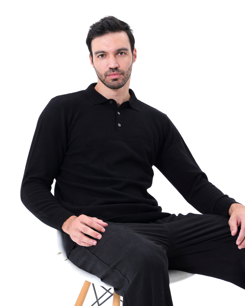 THE ALFRED LONG SLEEVE POLO