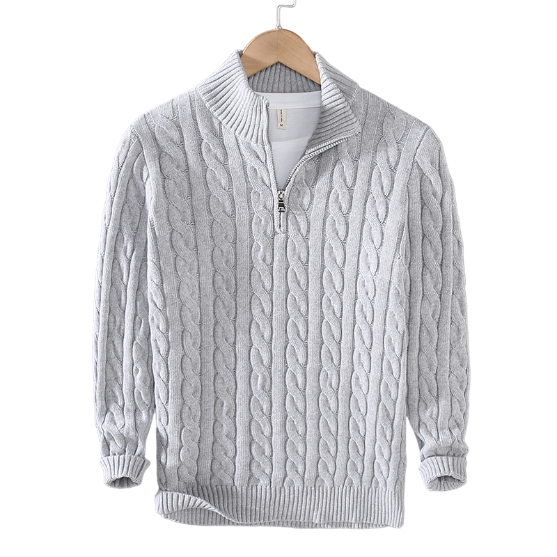 THE JAKE HALF ZIP SWEATER